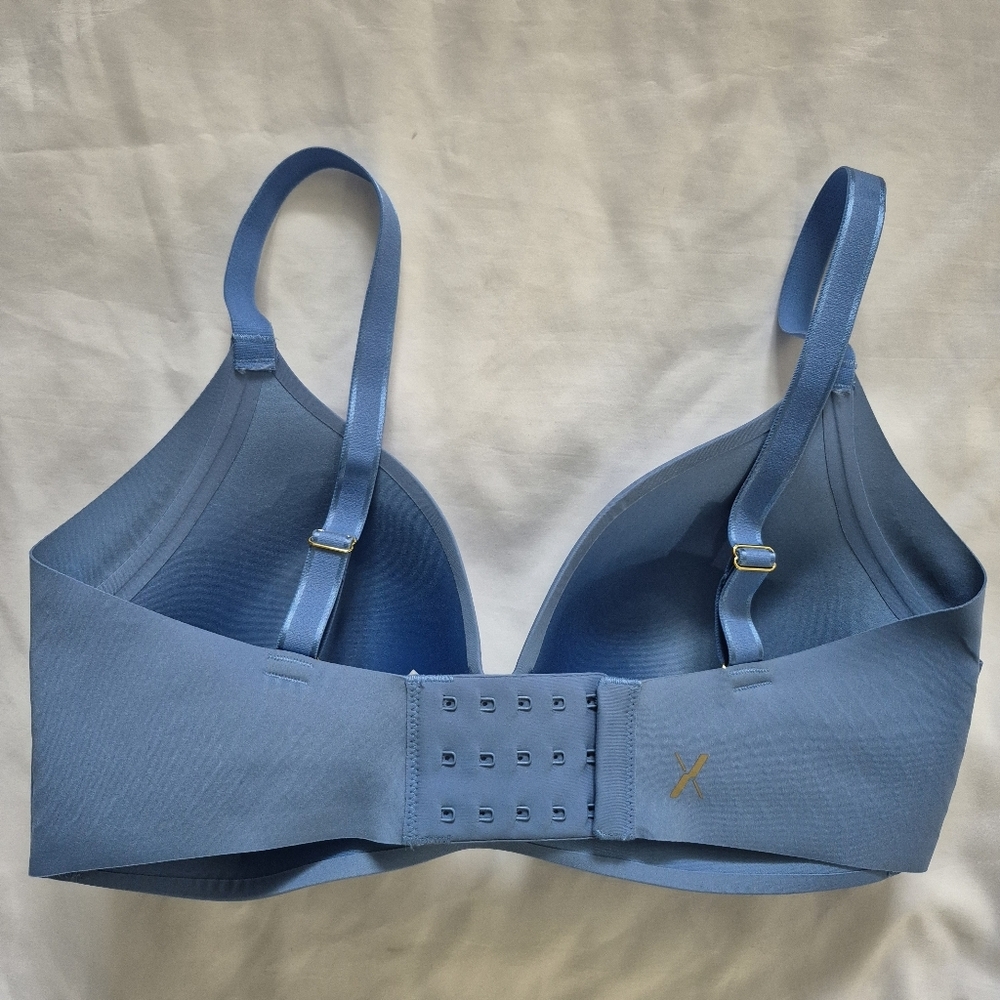 Knix WingWoman Contour Bra Chambray Blue Size 6 32DD - Picture 8 of 12